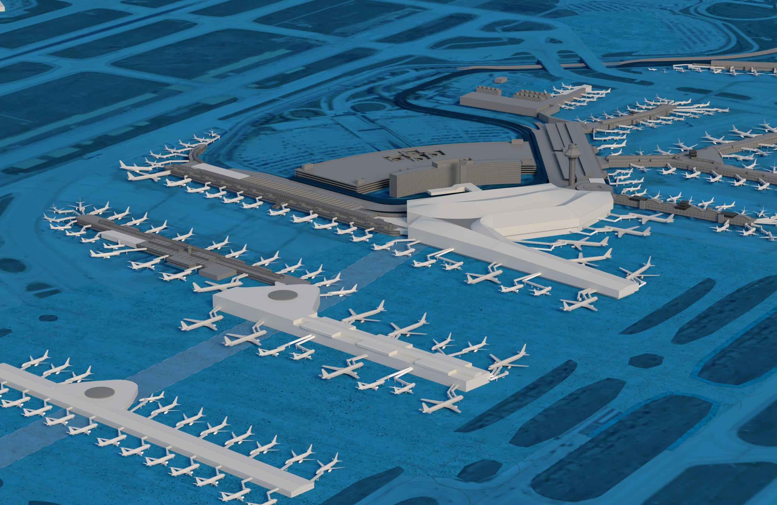 Chicago O Hare Airport terminal
